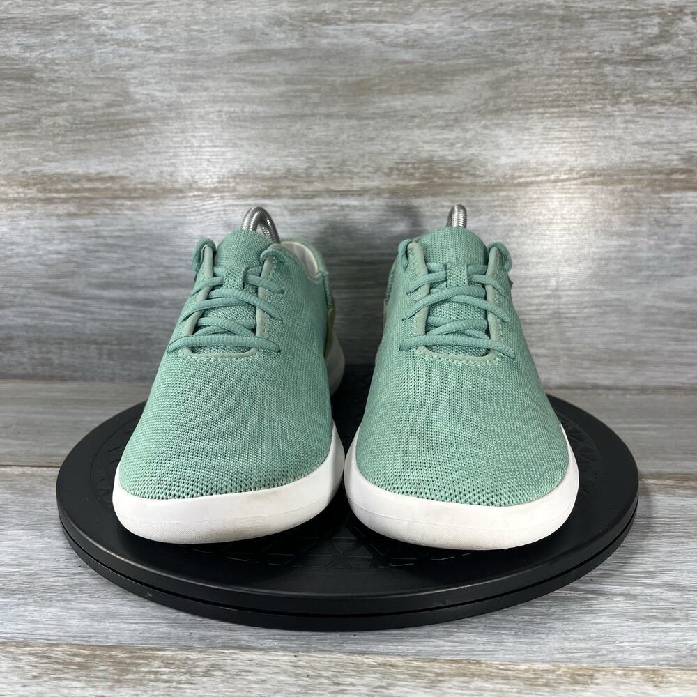 Kizik Women’s Madrid Eco Knit Handsfree Blue & Green Athletic Sneakers Size 9 - Picture 2 of 9